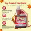Mapleaid Bulk Bottle – 20 Servings | Organic Maple Syrup & Sea Salt | Natural Electrolyte Replenishment | Pure, Simple, Delicious | Ideal for Sustained Energy and Hydration