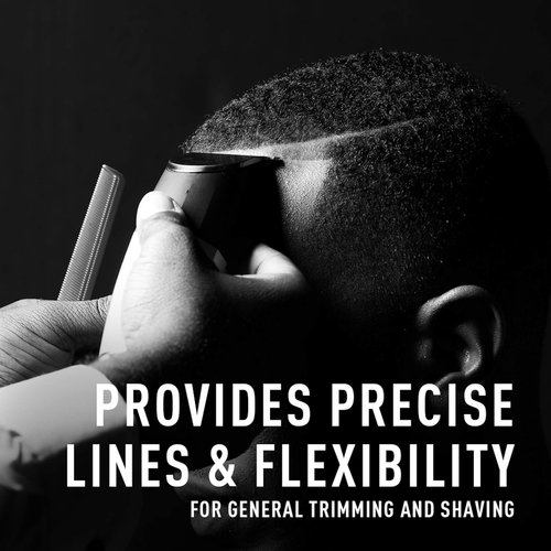 Bevel Square Trimmer Blade Attachment - Compatible with Bevel Trimmer Only, Beard Trimmer for Men, Mustache Trimmer, Cordless Face, Neck and Body Hair Trimmer Attachment Head - Black, 1 Count