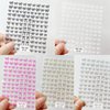 5 Sheets Bows Nail Stickers for Women Ritual Knot Abstract Line Self 3D Adhesive Stickers for Nail Designs Nail Art Stickers Black White Pink Silver Golden Bows Nail Decals for Nail Art Designs Salon