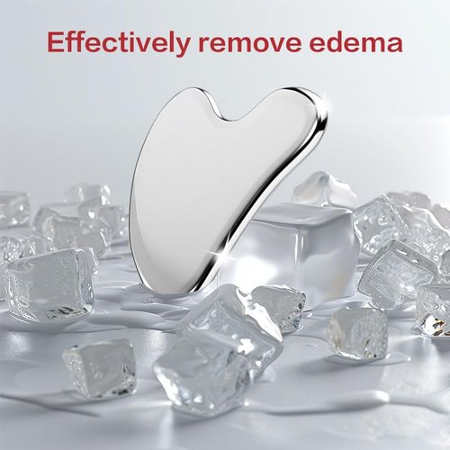 UAO Stainless Steel gua sha Tools, gua sha Facial Tools,Massage Scraper for Facial Skin Care,face Sculpting Tool,face Massager,Eye Massager,Facial Skin Care,Muscle Scraper Tool