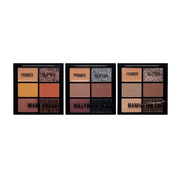City Eyeshadow Palettes Bundle