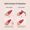 beetles Gel Polish 15ml/0.51fl oz No Wipe Top Coat, High Gloss Shiny Long-Lasting Clear Gel Top Coat, Soak Off Nail Lamp Nail Gel, Home DIY Professional Manicure and Nail Salon