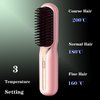 FA FIGHTART Cordless Hair Straightener Brush Women Electric Rechargeable Hot Comb Portable Trave 2024