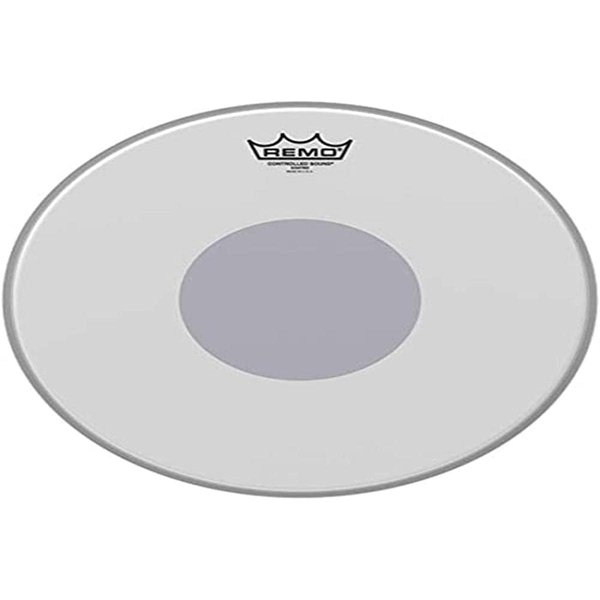 Remo Controlled Sound Coated Drum Head with Reverse Black Dot - 14 Inch