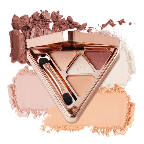 IN BLOOMING COSMETICS Eyeshadow Palette Long Lasting Matte 4 Colors Eye Makeup,Creamy Smooth,Travel Size Eye Shadow Makeup Palette Blendable Eye Makeup Palette For Professional Everyday 2