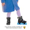 1 Pair Toddler Ice Skates- Adjustable Kids Ice Skates- Double Runner Ice Skates with Strap Fastening for Toddlers, Kids, Junior Skater (Blue)
