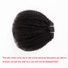 Saga Queen Brazilian Afro Kinky Curly Clip In Hair Extensions 9pcs 20clips 120g/pck Brazilian Virgin Human Hair Clip Ins (1 bundle 18inch, natural black)