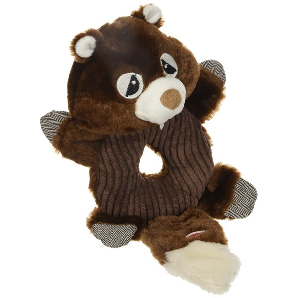 Ethical Pets Donut Crinklers Assorted Animals Plush Dog Toy, 13"