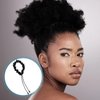 2Pcs Adjustable Hair Ties, Hair Ties for Thick, Length and Lock Hair Stretcher, Thick Ties for Buns, Soft Locs, Dreads, Curly Hair&Afro Puffs