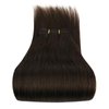 Sunny Human Hair Sew in Extensions Brown Weft Hair Extensions Real Human Hair Darkest Brown Hair Extensions Sew in Bundles Human Hair Weft Virgin Human Hair Extensions 12Inch 70G