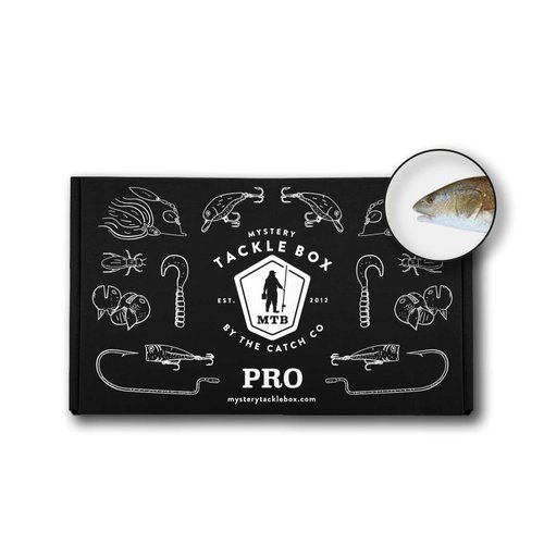 Catch Co Mystery Tackle Box PRO Inshore Saltwater Fishing Kit | Redfish | Striped Bass| Snook | Speckled Trout | Flounder
