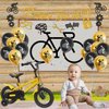 Bike Birthday Party Decorations, Including Banner, Cake Toppers, Balloons, Hanging Signs Bicycle Sports Theme Birthday Party Supplies for Kids and Bicycle Fans (B)