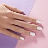 Dashing Diva Gloss Nail Strips - White Canvas | UV Free, Chip Resistant, Long Lasting Gel Nail Stickers | Contains 27 Nail Wraps, 1 Prep Pad, 1 Nail File