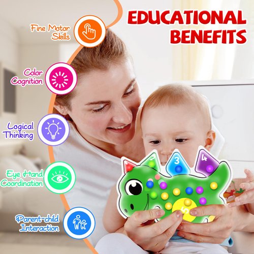 Color Sorting Toys Sensory Toys, Fine Motor Skills Game for Toddlers, Color Matching Toys Autism Toys Preschool Learning Activities Calm Down Montessori Toys Gifts for Boys Girls Kids Ages 3 4 5