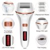 MOREVAC Electric Foot File Callus Remover, Rechargeable Pedicure Tools Foot Care Kit, Callus Remover for Feet with 3 Roller Heads,2 Speed, Display for Remove Cracked Heels Calluses and Hard Skin