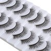 SUNWELL False Eyelashes 10mm Mink Lashes Natural Look Cat Eye Lashes Strips 3D Faux Mink Lashes Soft Reusable Light Volume Fake Lashes 10 Pairs Pack