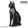 waaag Gold Moons and Stars Safety Breakaway Cat Collar, Glow in The Dark (Standard 9"-15" Neck, Black)