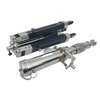 ECTORIA Nautical Collectible Silver Brass Handmade 10" Telescope with Black Wooden Tripod Stand Nautical Gift.