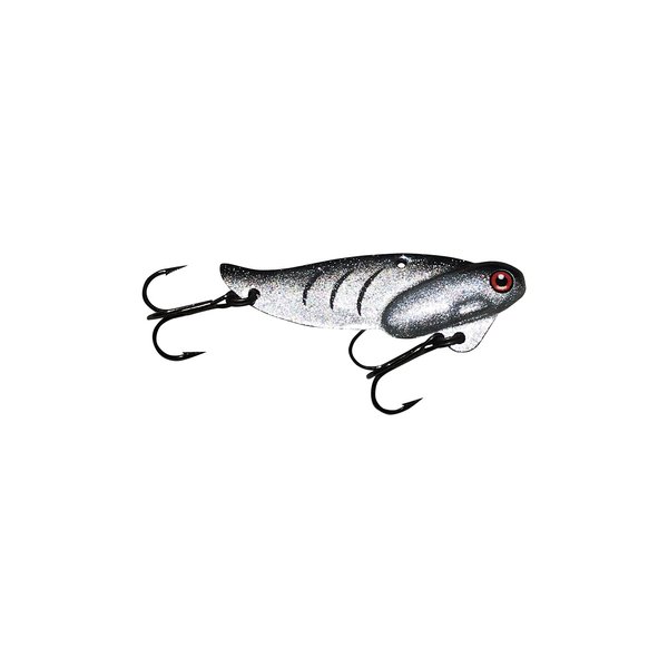 Blitz Lures Fishing Lures Metal VIB Hard Spinner Blade Baits for Bass Walleyes Trout Fishing Spoons - Blitz Blades VIB Made in USA… (Silver CISCO, 1/2OZ)