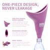 KPOKPO Female Urinal, Female Urination Device, Reusable Silicone Female Urinal, Portable Urinal Allows Women to pee Standing Up, Pee funnel for Outdoor, Inconvenient Mobility, Activities, Campin