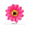 inSowni 25 Pack Beach Hawaiian Wedding Realistic Sunflower Daisy Flower Alligator Hair Clips Pins Barrettes Brooches Headpiece for Women Girls Brides