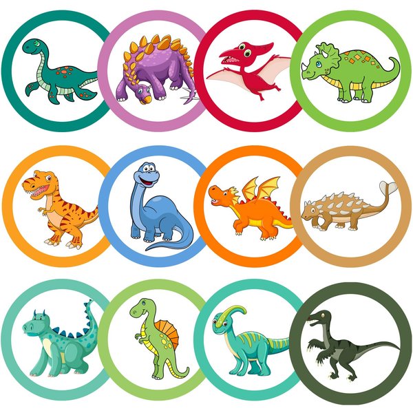 120 Pieces Toilet Targets for Potty Training Boys Potty Targets for Boys Potty Training Aids Flushable Boys Pee Targets Potty Training Chart for Toddlers Boys Training Use Potty (Dinosaurs Styles)