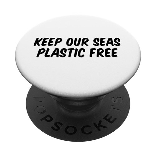 Keep Our Seas Plastic Free PopSockets Adhesive PopGrip