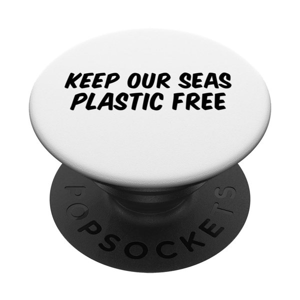 Keep Our Seas Plastic Free PopSockets Adhesive PopGrip