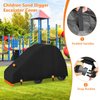 Roasivi Outdoor Sandbox Digger Excavator Toy Cover Children Digger Excavator Cover, Cover Only 47.2”L x 13.7”W x 25.6”H,Black