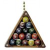 Eight Ball Billiards Pool Rack Room Ceiling Fan Light Pull