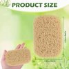4pcs Soap Lifting Pad for Bar Soap,Beige Non-Slip Soap Saver Pads Self Draining Soap Bars Holder Pads for Kitchen Bathroom Travel Hotel Shower Cleaning Supplies