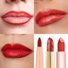 Oulac Lipstick & Lipliner Set 3PCS High Impact Lipcolor with Moisturizing Formula, Vegan Beauty, Full-Coverage Lip Color, Gift Lipstick for Women, LL08+02+PG02