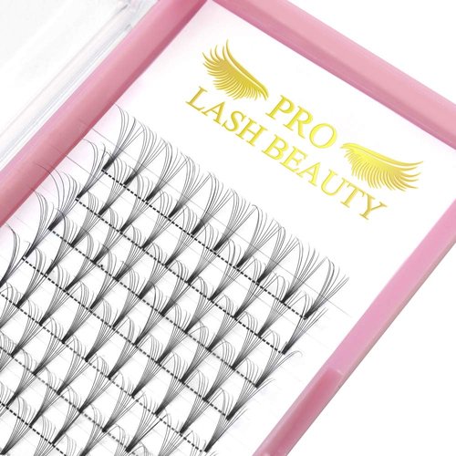 Premade Volume Eyelash Extensions 8D-D-0.07-12 Short Stem Premade Fans Eyelash Extensions 9 to 20 mm Volume Lash Extensions .07 .10 Pre made Lash Fans C D Curl (8D-D-0.07,12mm)
