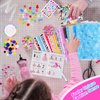 MGparty 800+ Pcs Fashion Designer Kit for Girls with 4 Mannequins Sewing Kit DIY Arts and Crafts for Kid Ages 8-12 Years Old Girls Birthday Gifts Christmas Gifts for Teen Girls Age 6 7 8 9 10 11 12+
