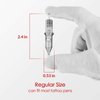 Wormhole Tattoo Cartridge Needles 50pcs Assorted Tattoo Needle Cartridges Round Liner Mixed 3RL 5RL 7RL 9RL 11RL (50pcs #10 Standard RL)
