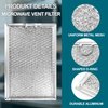 WB06X10309, WB06X10654 Microwave oven Grease Filter Replacement For Many GE Stove WB06X10359, 5230W1A012B - 7-5/8 x 5-1/8 x 1/8 Inch (Packed in Box) (2-Pack)