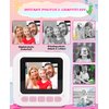 Moizoe Instant Print Kids Camera, Christmas Birthday Gifts for Kids Girls Boys, 1080P HD Digital Video Kids Camera, Girls Toys Age 4 5 6 7 8 9 10 Years Old with 32GB SD Card, Pink