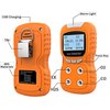 AirRadio Combustible Gas Leak Detector Portable 4 in 1 Gas Detector Rechargeable Natural Gas Tester Alarm O2, CO, H2S, LEL Gas Sensor Tester Analyzer LCD Display