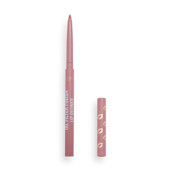 Makeup Revolution IRL Filter Finish Lip Liner Definer Chai Nude Waterproof Long Lasting Set with Matching Lipsticks or Lip Gloss