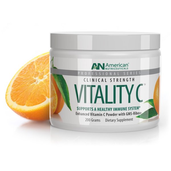 American Nutriceuticals Vitamin C Powder - Supplement for Immune Support - Natural, Sugar Free -Non-Acidic - No Upset Stomach - 4000mg