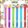 48 Pack Farm Party Favors Mini Bubble Wand,6 Style Barnyard Animal Theme Party Favors Neon Toys for Kids,Pink Cow Rodeo Birthday Party Decorations,Pinata Goodie Bag Stuffers Gifts for Kids (Farm)