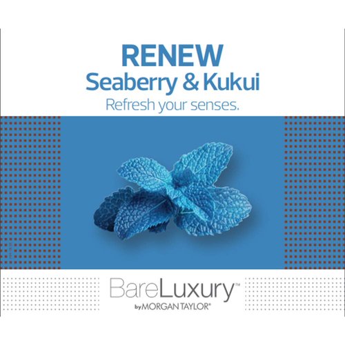 Morgan Taylor Nail Lacquer Spa BareLuxury Renew Seaberry & Kukui Lotion, Spa Gifts, Foot Massage, Self Care Gifts, Relaxtion Gifts For Women, 32 oz