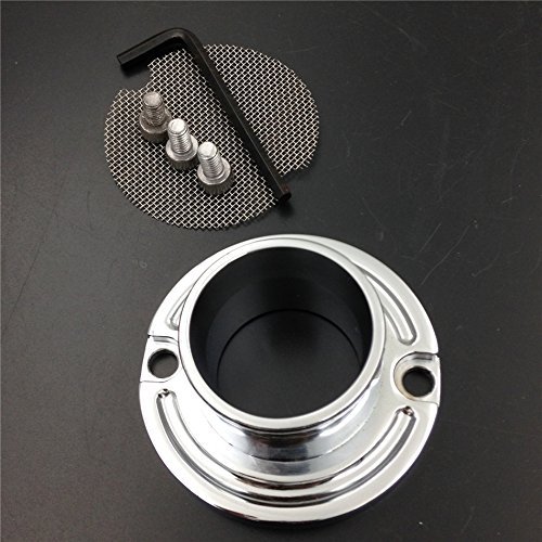 XKMT-Chromed Exhaust Tip Muffler Power Compatible With Badger 80 Breeze 125 Raptor 50 Grizzly [B00YWCAHRS]