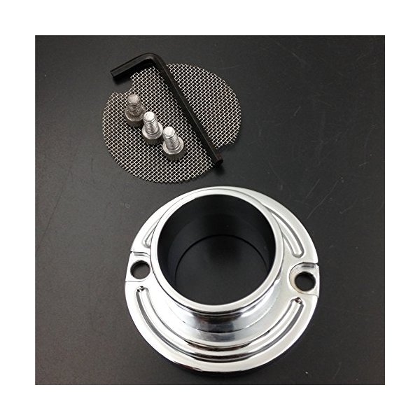 XKMT-Chromed Exhaust Tip Muffler Power Compatible With Badger 80 Breeze 125 Raptor 50 Grizzly [B00YWCAHRS]