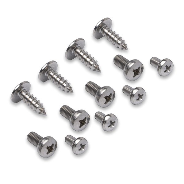 Prime Ave Stainless Steel License Plate Screws Compatible/Replacement for Mercedes Benz (Standard Length)