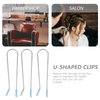 FRCOLOR 20Pcs Hot Roller Clips Hot Rollers Curler Clips Hot Roller Clips Replacement U-shaped Clips