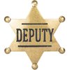Finduat 2 Pack Mental Western Sheriff Deputy Badge for Kids Adults Party Favors Supplies, School Carnival Prizes, Party Bag Gift Fillers