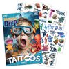 Savvi - 50 Sea Creature Temporary Tattoos: Skin-Safe Ink, Great for Birthday Parties, Gifts for Boys and Girls Ages 4-12+, Made in the USA [6 sheets, 50 count]