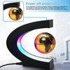 Magnetic Levitation Floating Globe with LED Light, Office Decor, Levitating Globes Desk Decor, Holiday Gifts for Men | Father | Husband | Boyfriend | Kids | Boss, Xmas Gifts(Golden)
