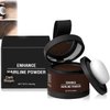 Hairline Powder,Enhance Hairline Powder, Hairline Powder Instantly Conceals Hair, Root Touch Up Hair Powder (Dark Brown, Medium)